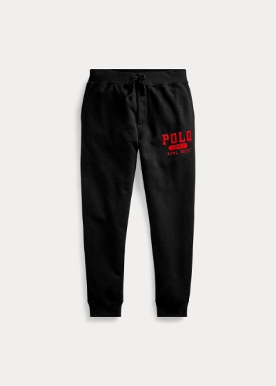 Joggers Polo Ralph Lauren Hombre Negros - Fleece Graphic - XIGHD4638